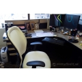 White Ergonomic Leather Task Chair